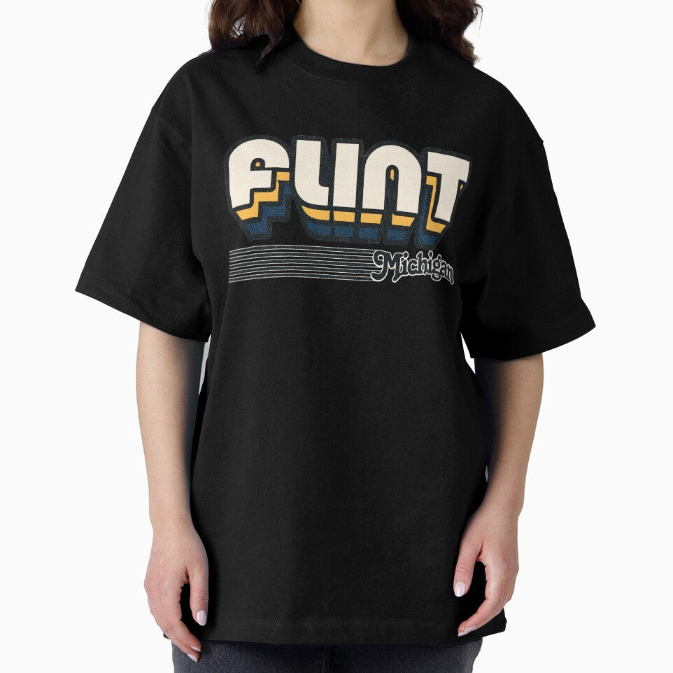Flint, Michigan | Retro Stripes by retroready