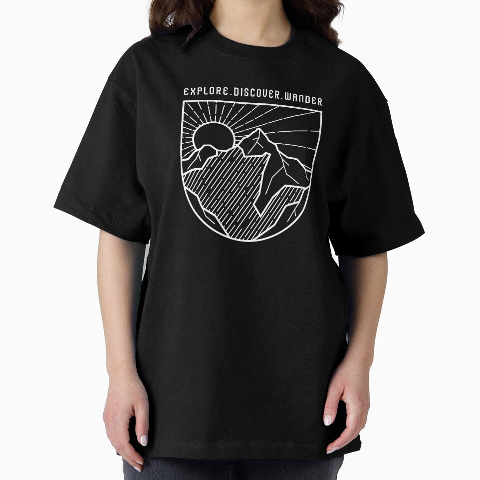Explore Discover Wander Camping (WHITE PRINT) by Krizelle Flores