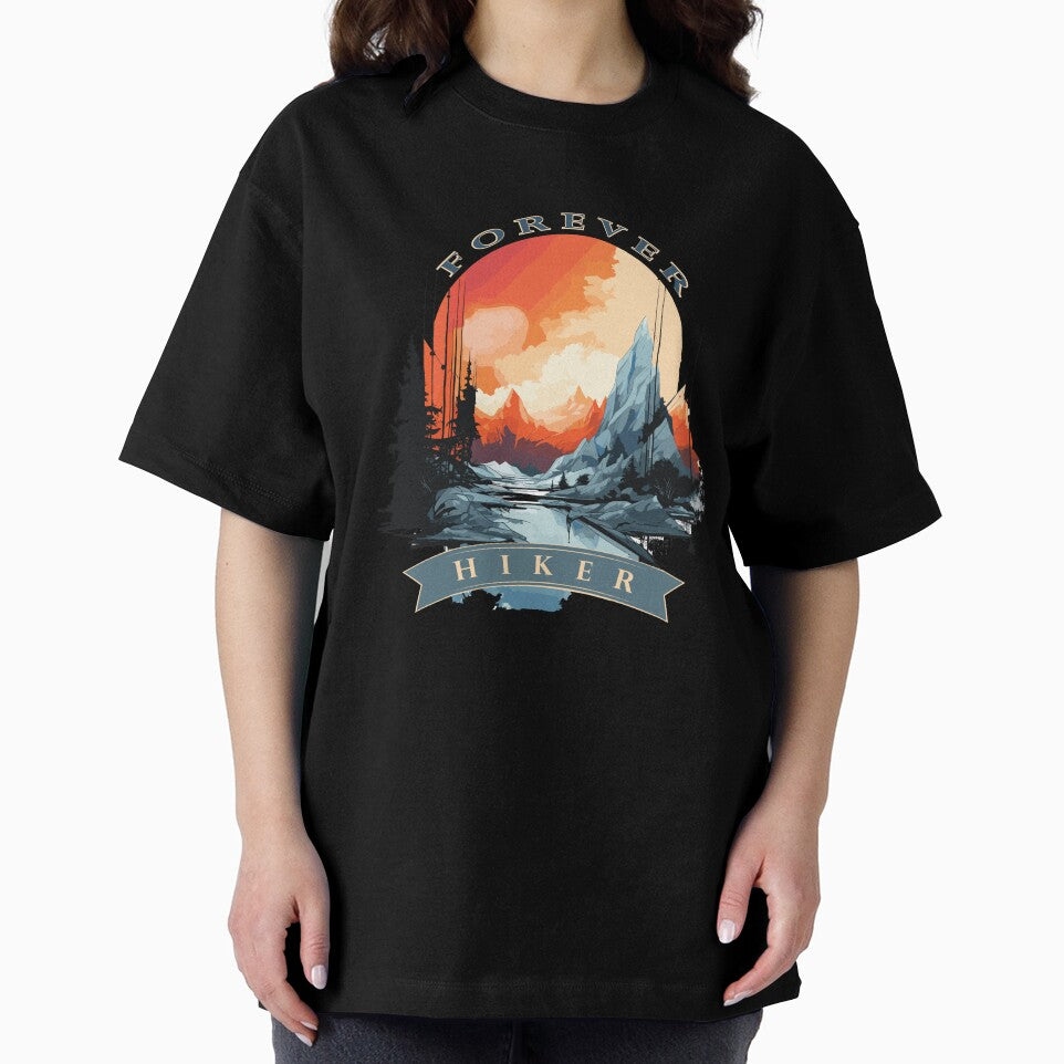 Forever Hiker — Minimalist Travel & Outdoors Design | Hiking Gift by WhiteRai