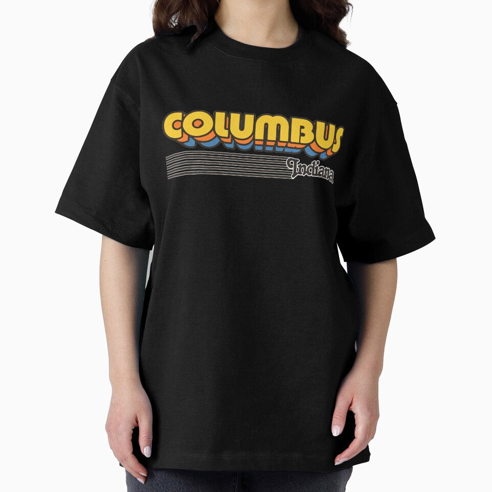 Columbus, Indiana | Retro Stripes by retroready