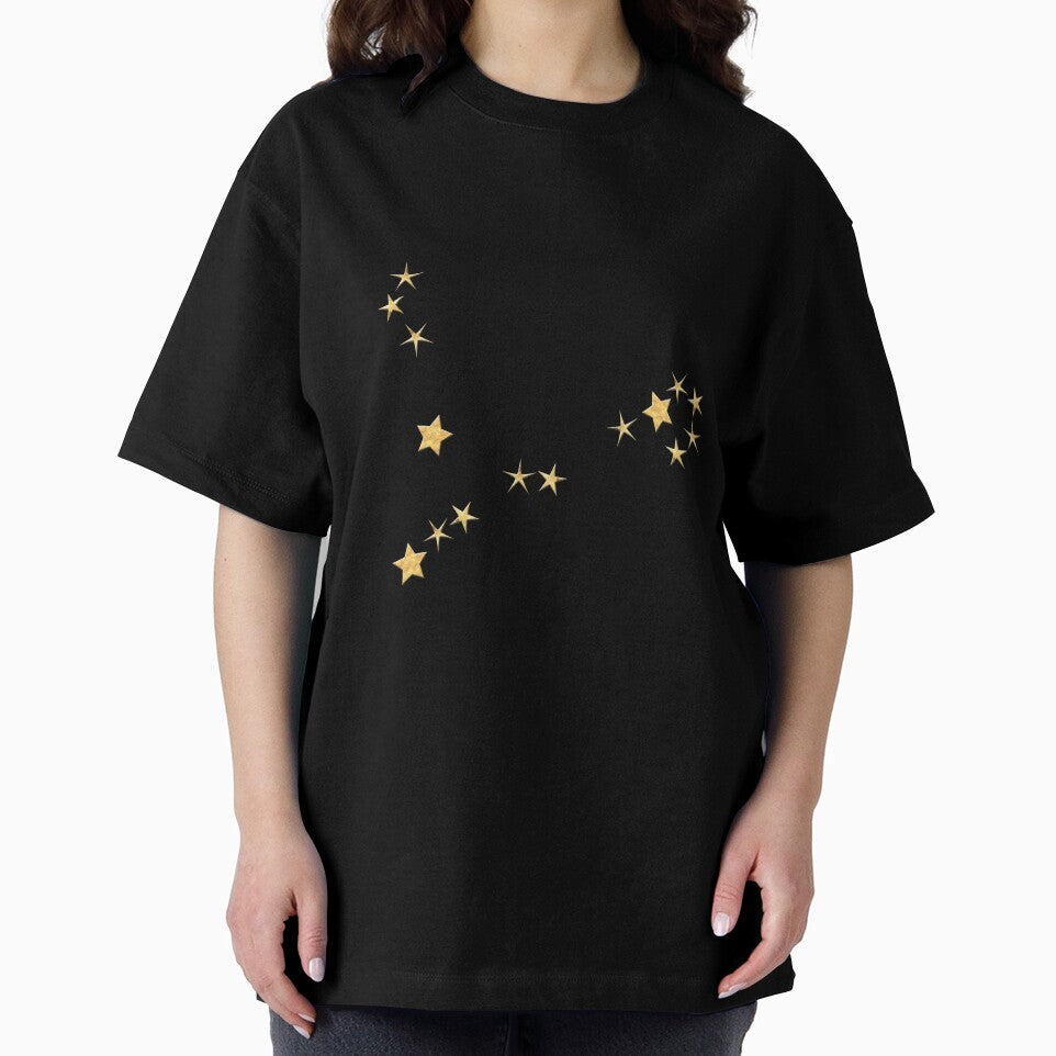 Pisces Golden Stars Constellation by Lelibeth
