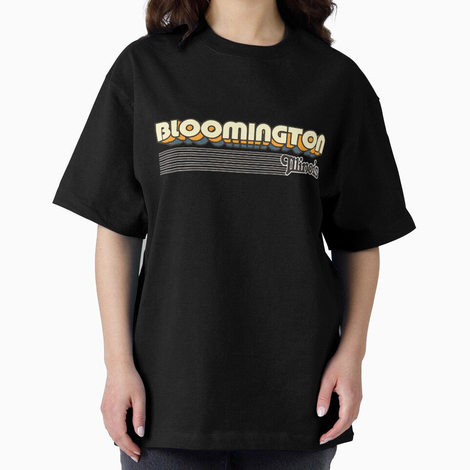 Bloomington, Illinois | Retro Stripes by retroready