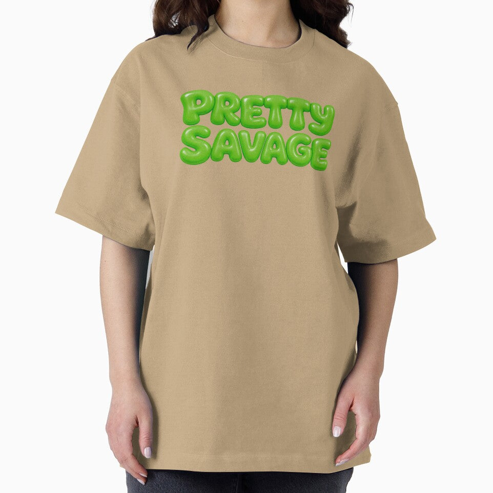 Pretty Savage Neon Sticker by tviyluv