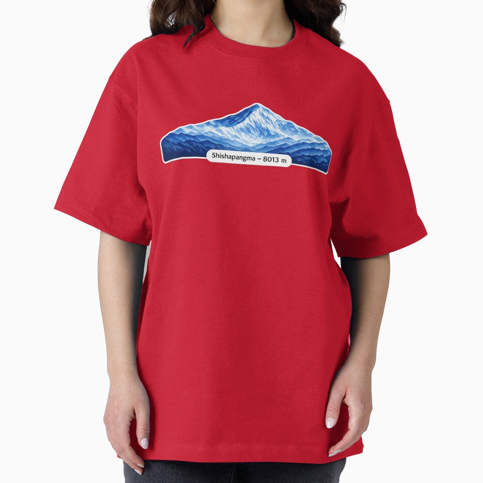 Shishapangma  8013 m – Minimalist Himalayan Mountain by GabeMountainArt