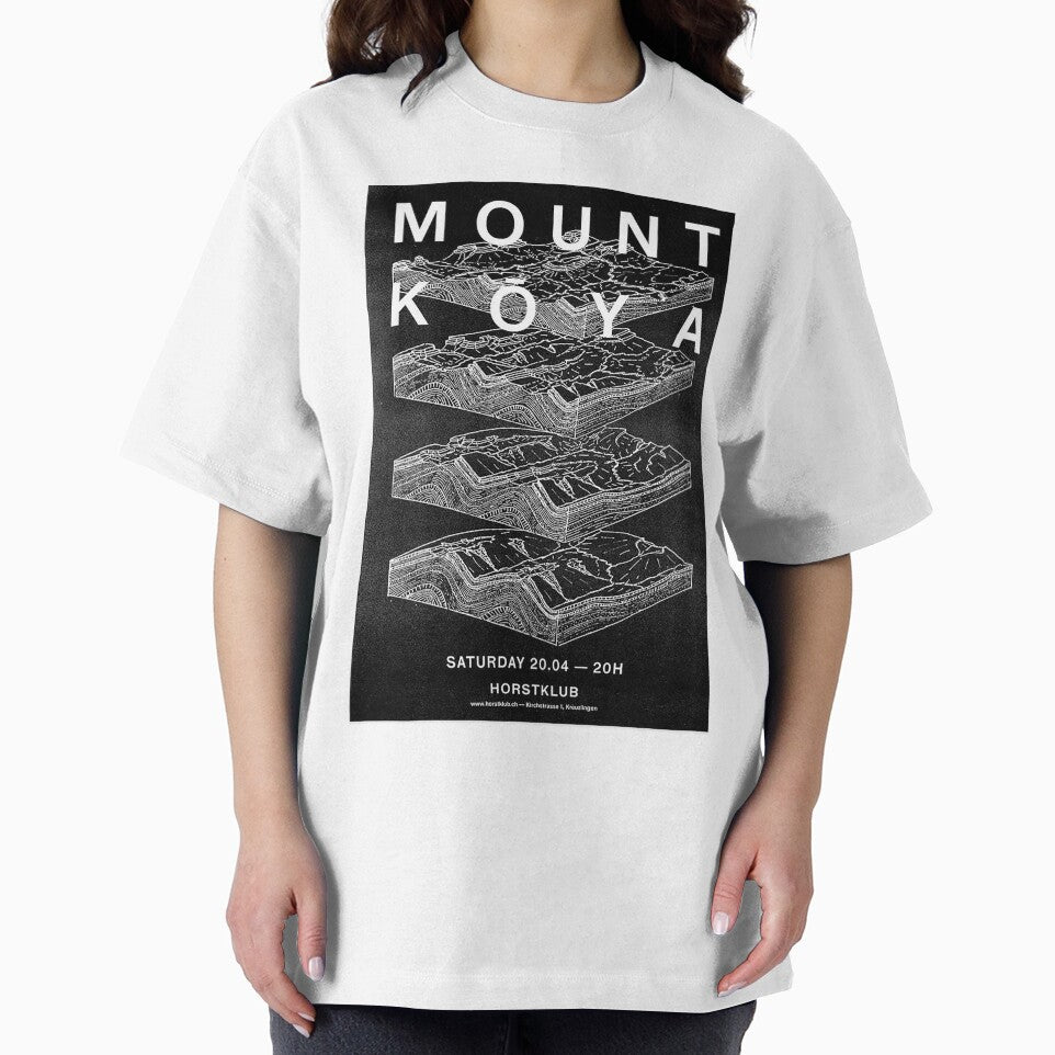 Minimalist Mountain Topography Layered Map by colinterrell