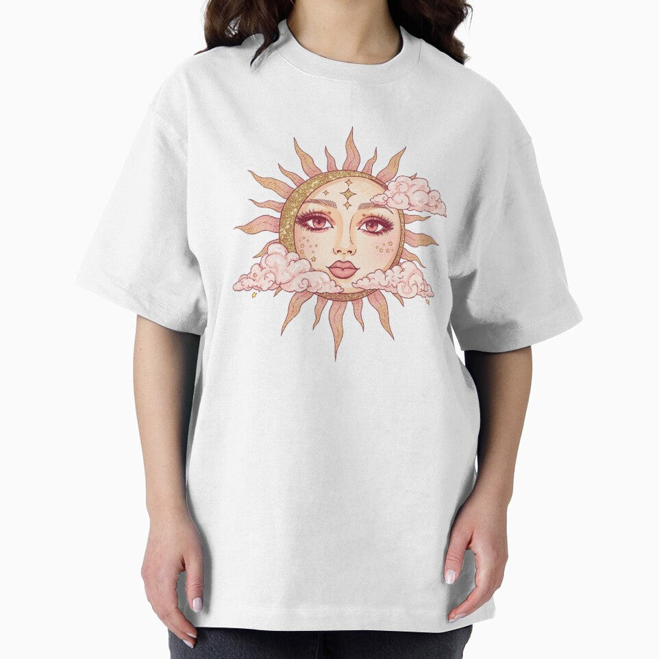 Celestial Sun and Moon - Aesthetic Mystical Yin Yang Sticker by VeloraCrafts