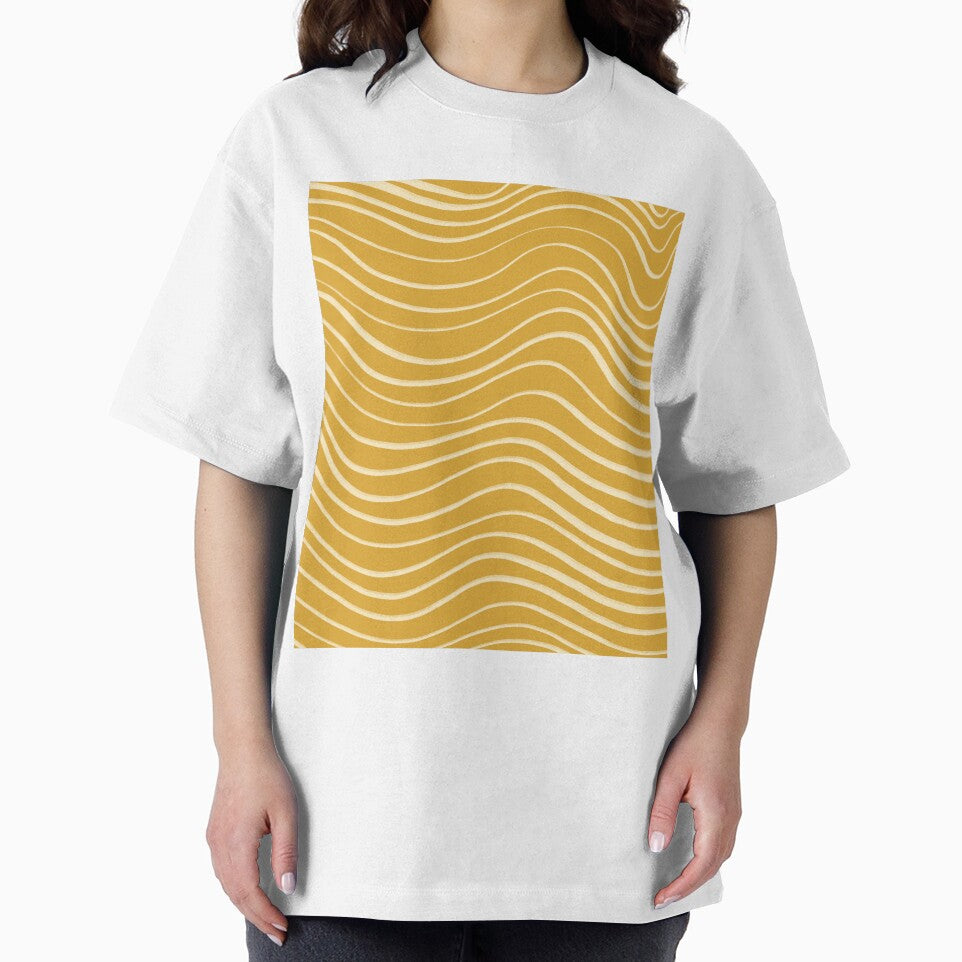 Marigold Yellow Lines Minimal by MaiZephyr
