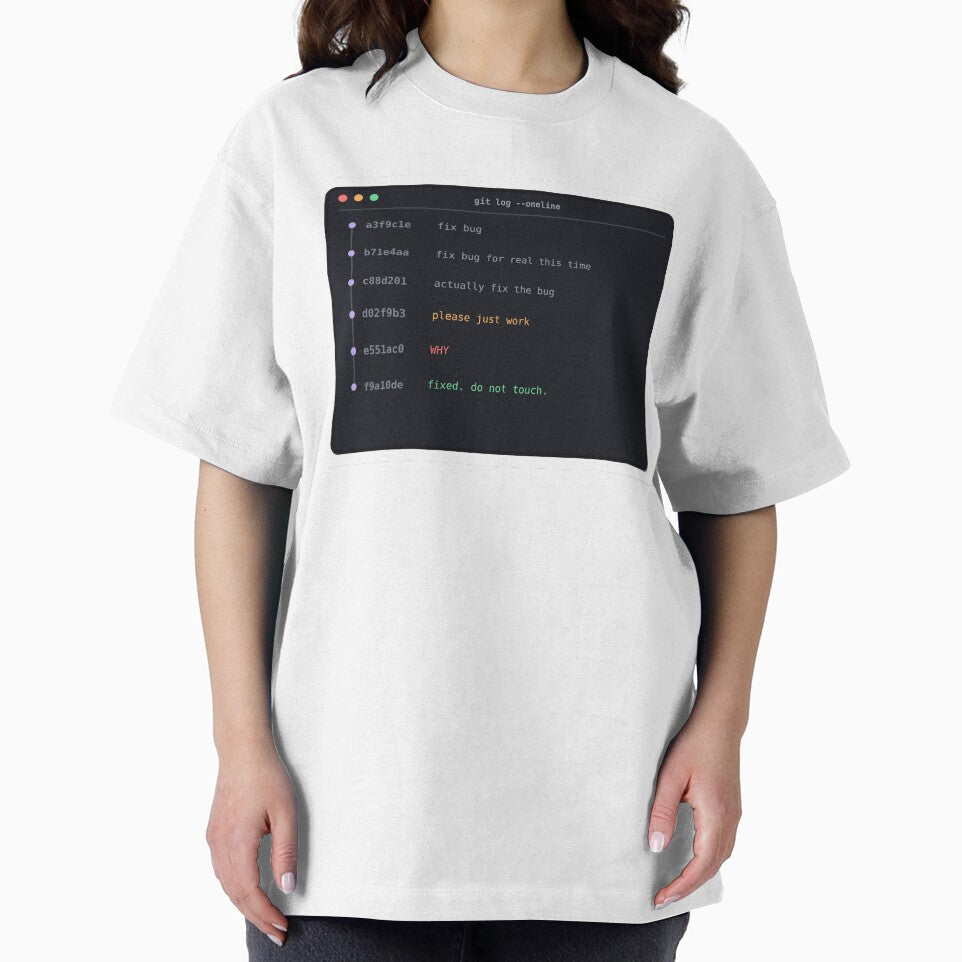 Fix Bug Git Commit History Sticker by QuirkyCartel