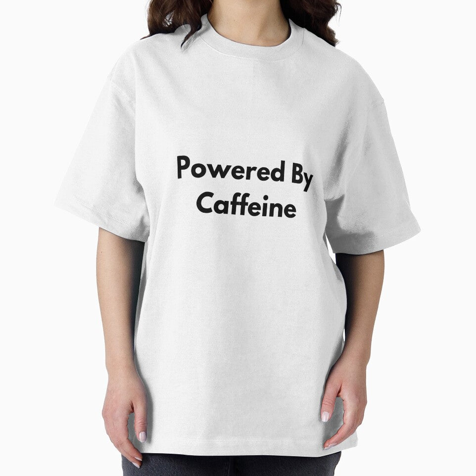 Powered By Caffeine Funny Coffee Design by ModernMoodCo