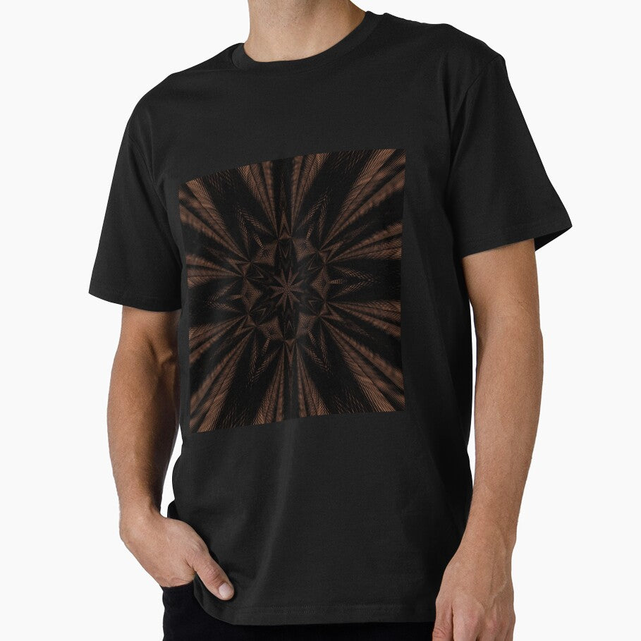 Copper color star boho style geometric abstract mid century modern minimalist by mennawagih7