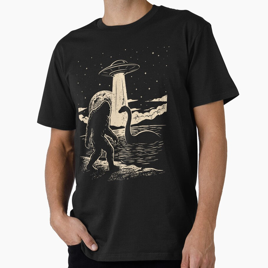 Bigfoot Loch Ness Monster UFO Cryptid Hiking Outdoorsy by Y-Vibes