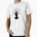 Lotus Prayer Pose Premium T Shirt by CivilizedNotion