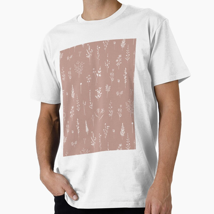 Beige Wildflowers Pattern by Anis Illustration