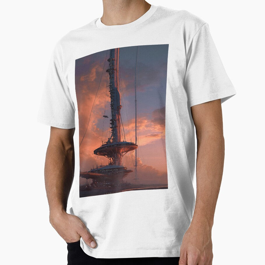 Futuristic Orbital Station Sunset by Visual Foundry