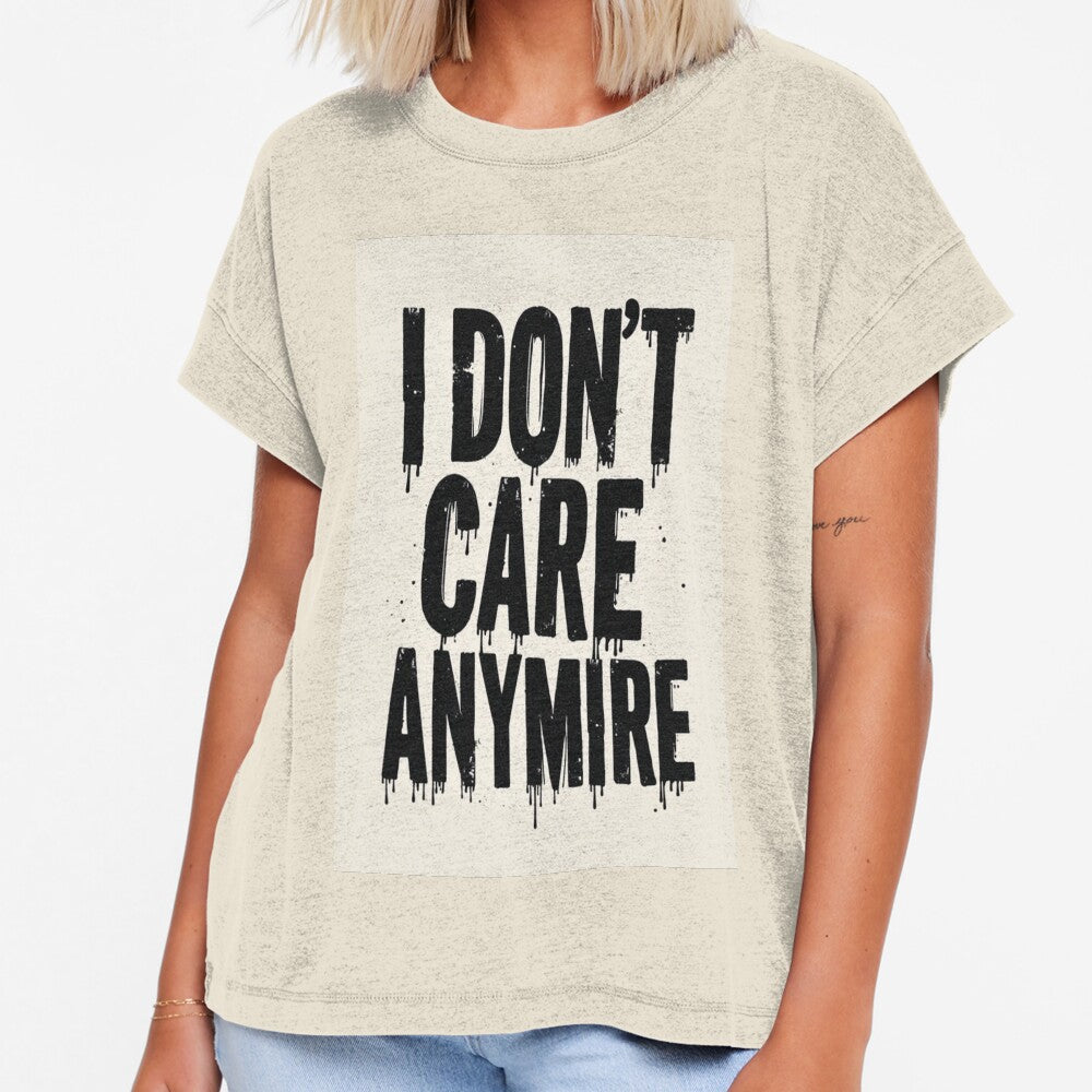 I Don’t Care Anymore Quote Design II by TinyJoy Studio