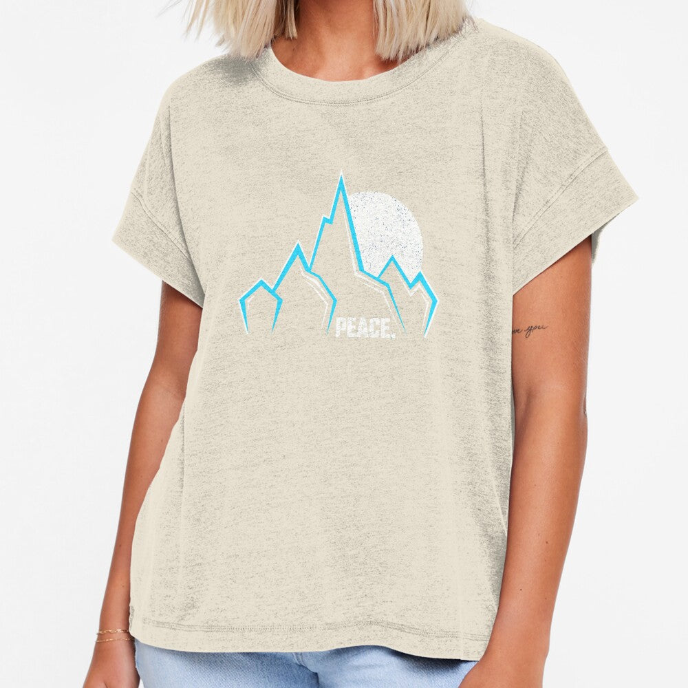 High Minimalist Snowy Mountain Peaks by RarelyRandom